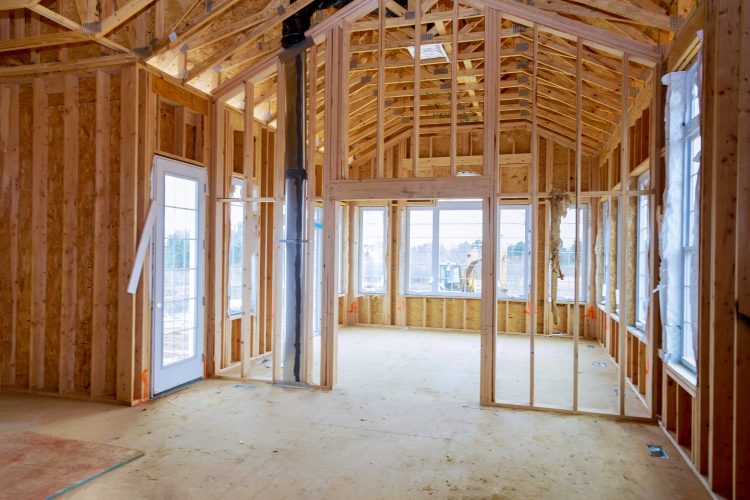 Interior,View,Of,A,House,Under,Construction,Home,Framing