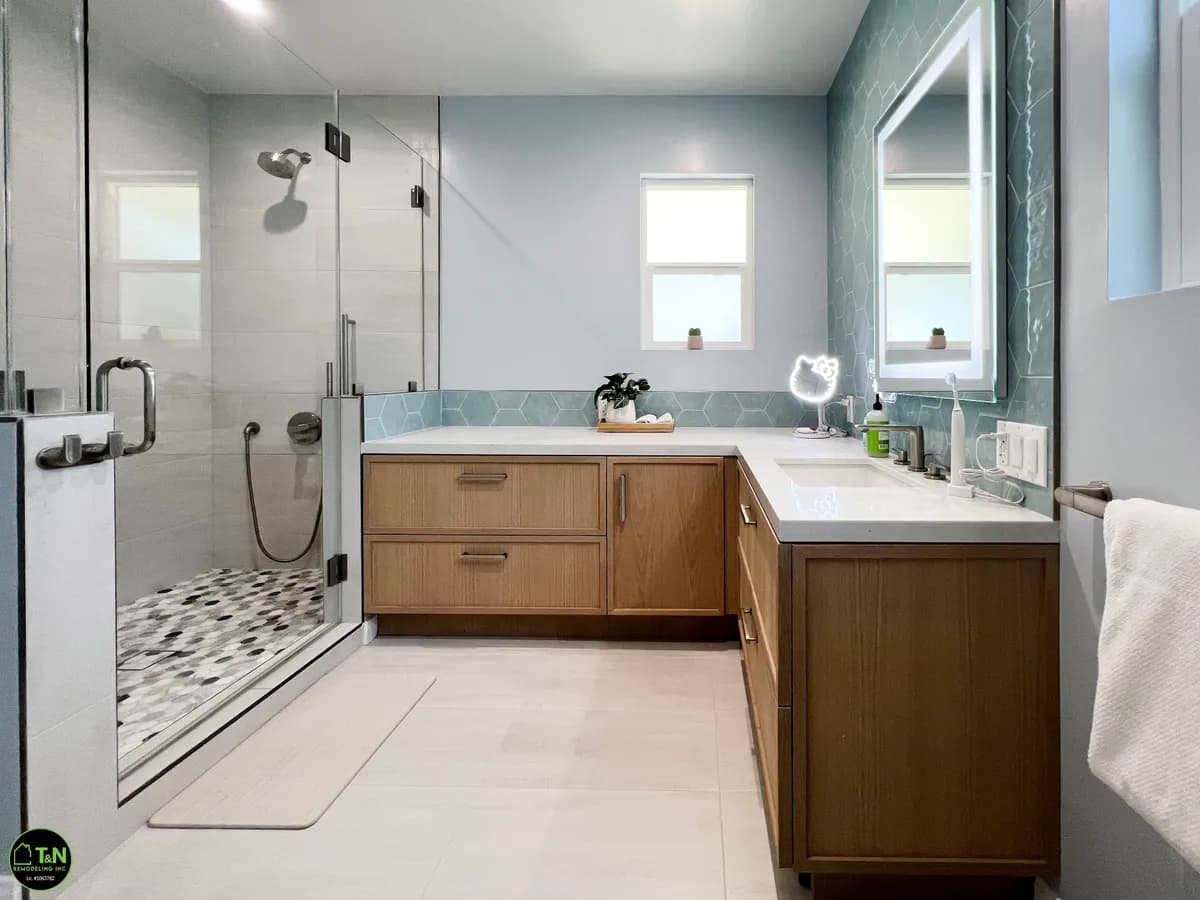 Bathroom Addition project in Sherwood Forest by T&N Remodeling - photo 3