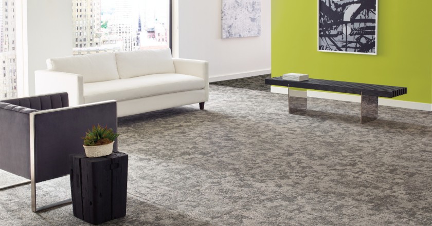 Professional carpet installation in Encino with modern flooring design