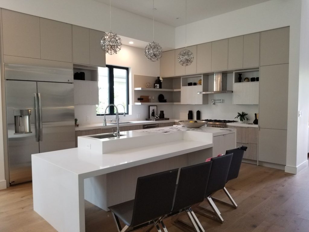 Home remodeling contractor in Northridge working on modern renovation project by T&N Remodeling Inc