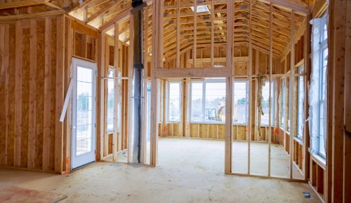 Interior,View,Of,A,House,Under,Construction,Home,Framing